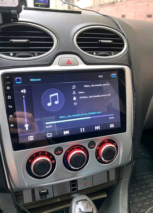Магнітола ford focus, bluetooth, usb, gps, carplay, android, 4g