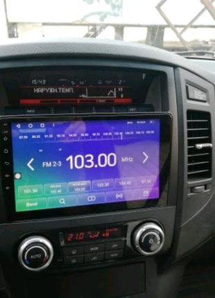 Магнітола mitsubishi pajero wagon, v97, bluetooth, usb, gps, wifi