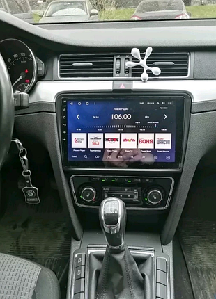 Магнітола skoda superb, bluetooth, usb, gps, wifi, android