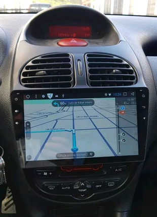 Магнітола peugeot 206, bluetooth, usb, gps, wifi, android 3
