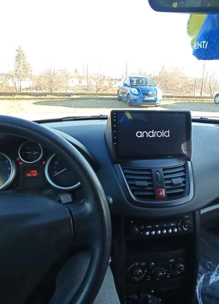 Магнітола peugeot 207, bluetooth, usb, gps, wifi, android 3