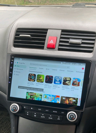 Магнітола honda accord 7, bluetooth, usb, gps, wifi, android 4