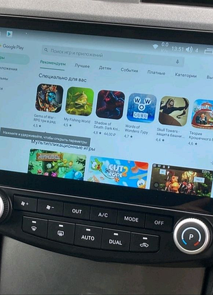 Магнітола honda accord 7, bluetooth, usb, gps, wifi, android 7