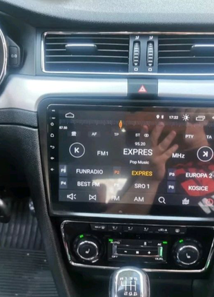 Магнітола skoda superb, bluetooth, usb, gps, carplay, android, 4g 3