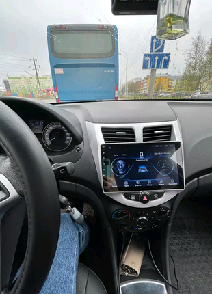 Магнітола hyundai accent, bluetooth, usb, gps, carplay, 4g, wifi