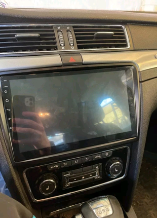 Магнітола skoda superb, bluetooth, usb, gps, carplay, android, 4g 7