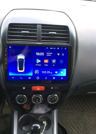 Магнітола mitsubishi asx, bluetooth, usb, gps, carplay, wifi, 4g