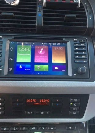 Магнітола bmw 5 / x5, e39, e53, bluetooth, usb, gps, wifi