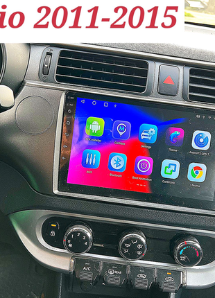 Магнитола android kia rio 2011-2015, 2гб/32гб, bluetooth, gps