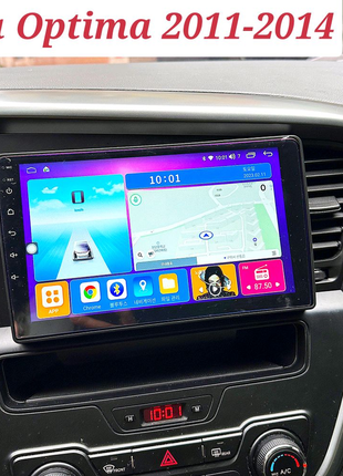 Магнитола android kia optima 2011-2014, carplay, bluetooth, gps