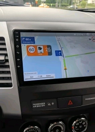 Магнітола mitsubishi outlander xl, bluetooth, usb, gps, wifi