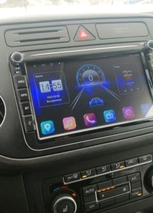 Магнітола volkswagen, seat, skoda, carplay, bluetooth, usb, 4g