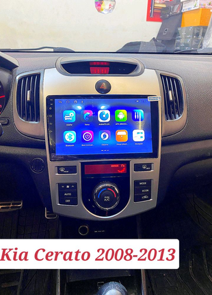 Магнитола android kia cerato 2008-2013, carplay, bluetooth, gps