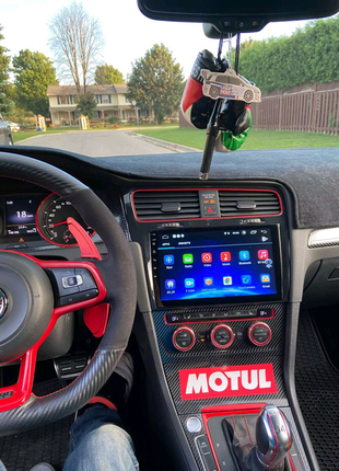 Магнітола volkswagen golf 7, carplay, bluetooth, usb, gps, 4g