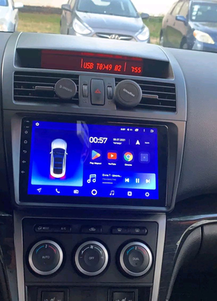 Магнітола mazda 6, bluetooth, usb, gps, carplay, android, 4g
