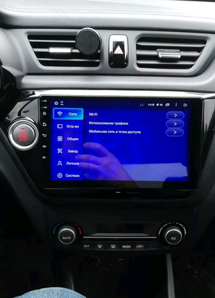 Магнітола kia rio 3, 4, bluetooth, usb, gps, carplay, 4g, android 2