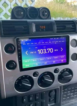 Магнітола toyota fj cruiser, bluetooth, usb, gps, wifi, android