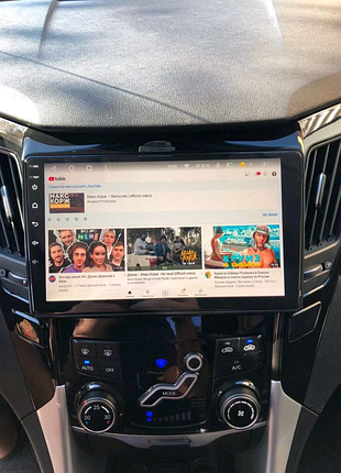 Магнітола hyundai sonata 6, bluetooth, usb, gps, wifi, android 5