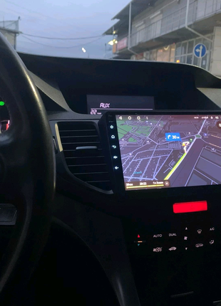 Магнітола honda accord 8, bluetooth, usb, gps, wifi, android