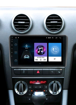 Магнітола audi a3, bluetooth, usb, gps, wifi, android