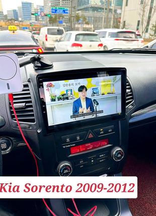 Магнитола android kia sorento 2009-2012, 6гб/128гб, carplay, gps