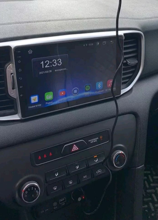 Магнітола kia sportage 4, bluetooth, usb, gps, wifi, android 5