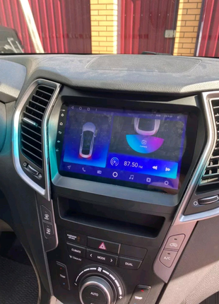 Магнітола hyundai santa fe 3, usb, android, carplay, bluetooth2 фото