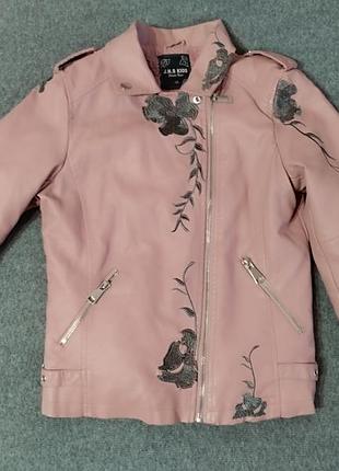 Куртка косуха утеплена на 10-12 лет