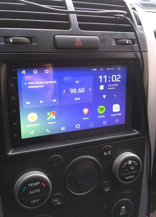 Магнітола Renault megane 2, carplay, bluetooth, usb, gps, 4g
