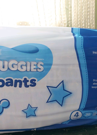 Памерсы haggies pants for boys, розмір 4 (9-14 кг), 36 шт.