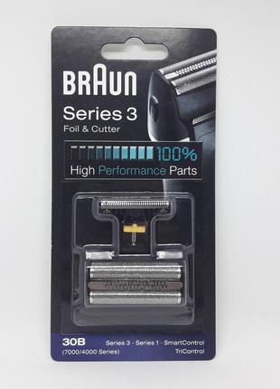 Оригінал сітка та ніж для бритви braun 30b, 30s серії 4000/7000