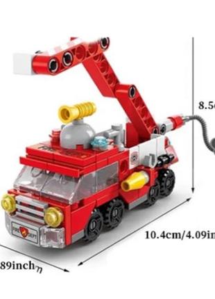 Конструктор "пожарна машина 6в1"