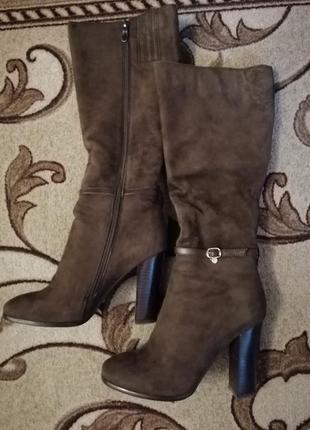 Замшевые сапоги lonza