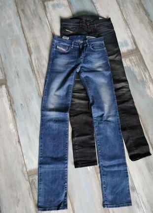 Розпродаж!! брендові джинси бордові і сині diesel6 фото