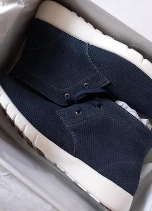 Кросівки gbx amaro navy perforated suede, р.4413 фото