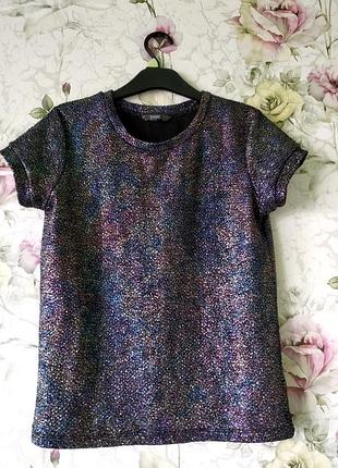 Блуза футболка красивая, фирменная 44-46р.