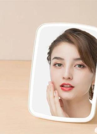 Xiaomi led дзеркало для макіяжу з підсвічуванням j&j нова версія2 фото