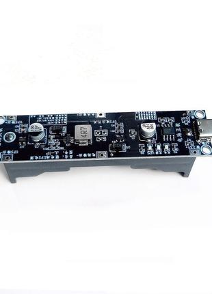 Ибп usb type-c  1x18650  5в_black