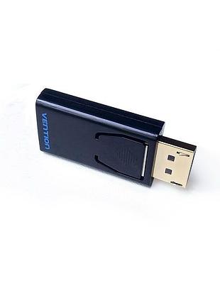 Перехідник displayport, hdmi 1080p vention