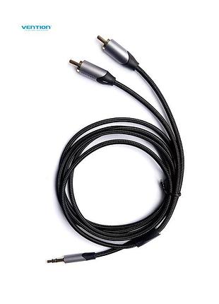 Аудіокабель vention jack 3.5 мм 2 rca_1,5 м