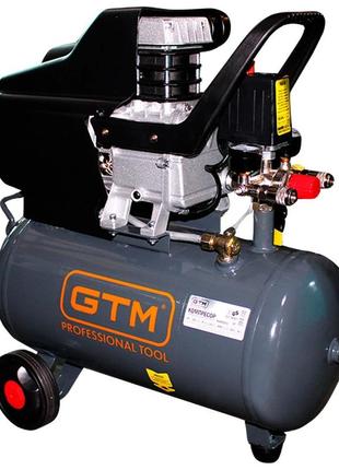 Компресор високого тиску gtm kabm2024 (24 л, 170 л/хв, 1.8 квт, 220-240 в)