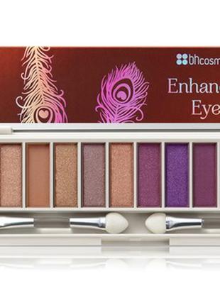 Палетка теней для век bh cosmetics 12 цветов enhancing beautiful brown eyes3 фото
