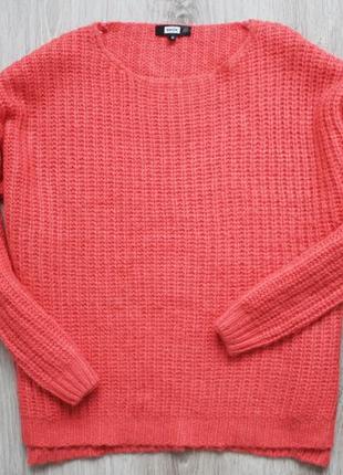 Коралловый свитер оверсайз bik bok