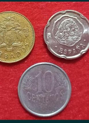 Монеты мира 4 набор - или поштучно.8 фото