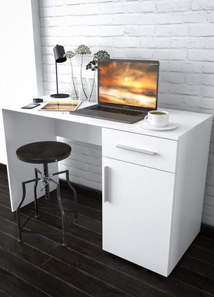 Комп’ютерний стіл класик шухляда + дверцята2 фото