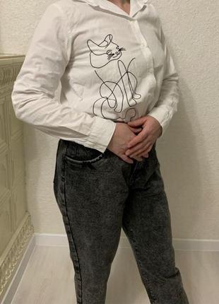 Жіноча сорочка та джинси7 фото