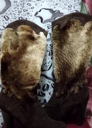 Шикарні шкіряні чоботи