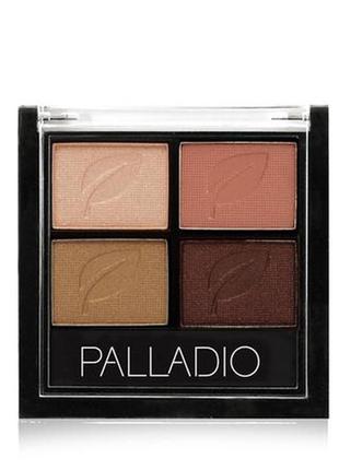 Palladio eyeshadow quads высокопигментированная палітра тіней для очей