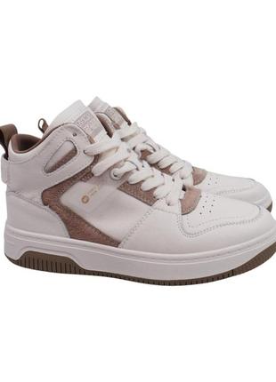 Ботинки женские farinni молочные натуральная кожа, 39