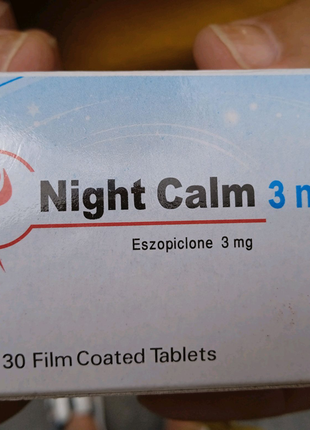 Night calm 3mg снодійне 30 таблеток